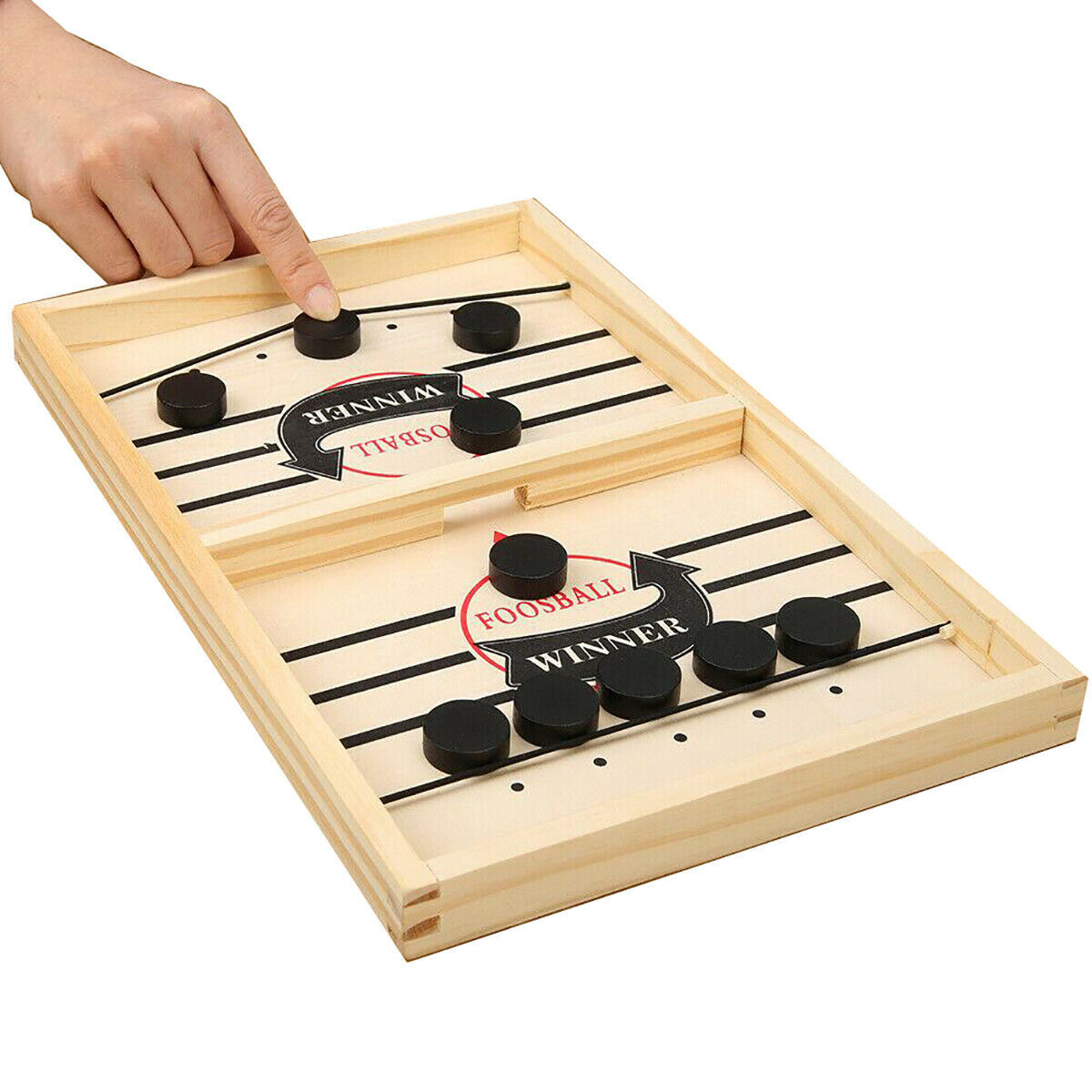 Fast Hockey Sling Puck Game Winner Fun Paced Sling Puck Party Board-Game Gifts