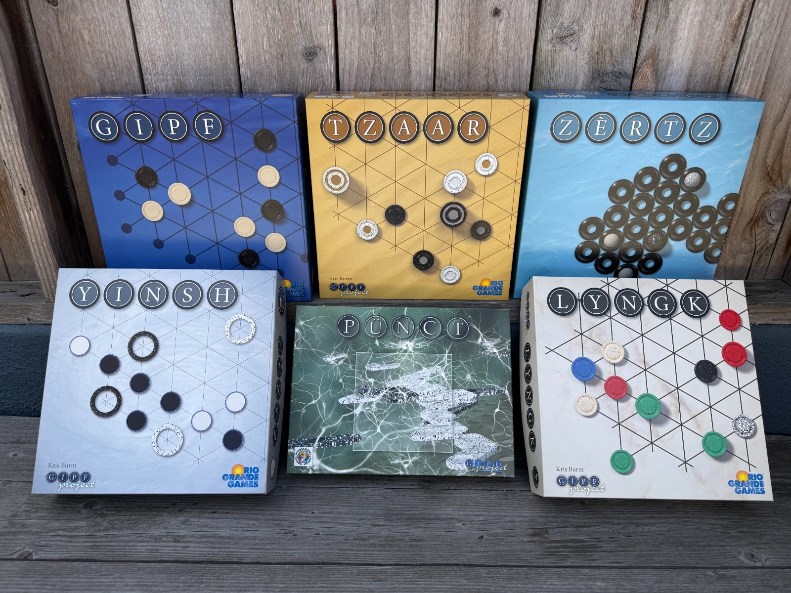 Rio Grande GIPF Series- TZAAR, ZERTZ, YINSH, PUNCT, LYNGK x6 Board Game *LOT*