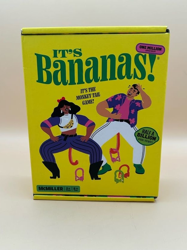 MCMILLER ENTERTAINMENT It’s Bananas! The Monkey Tail Game – Funny – Open Box