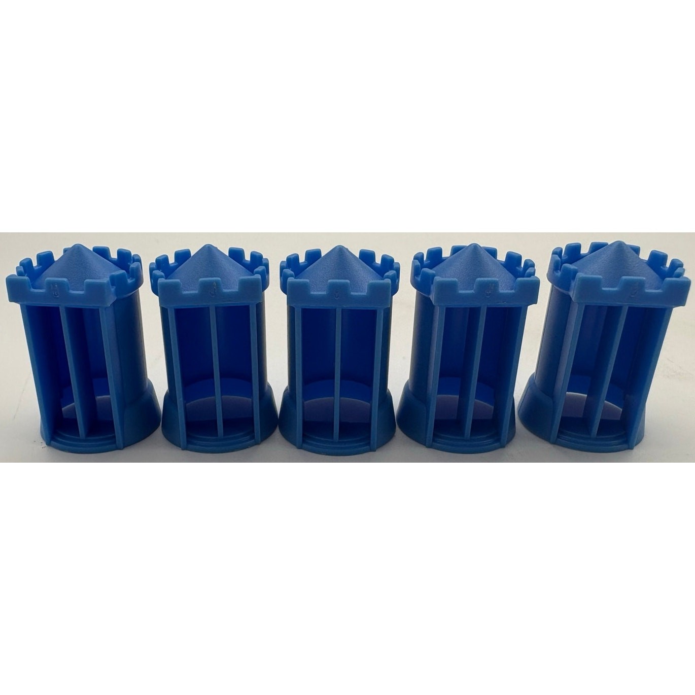 Ultimate Stratego 1997 Replacement Army Pieces Set of 5 Light Blue Parts Only