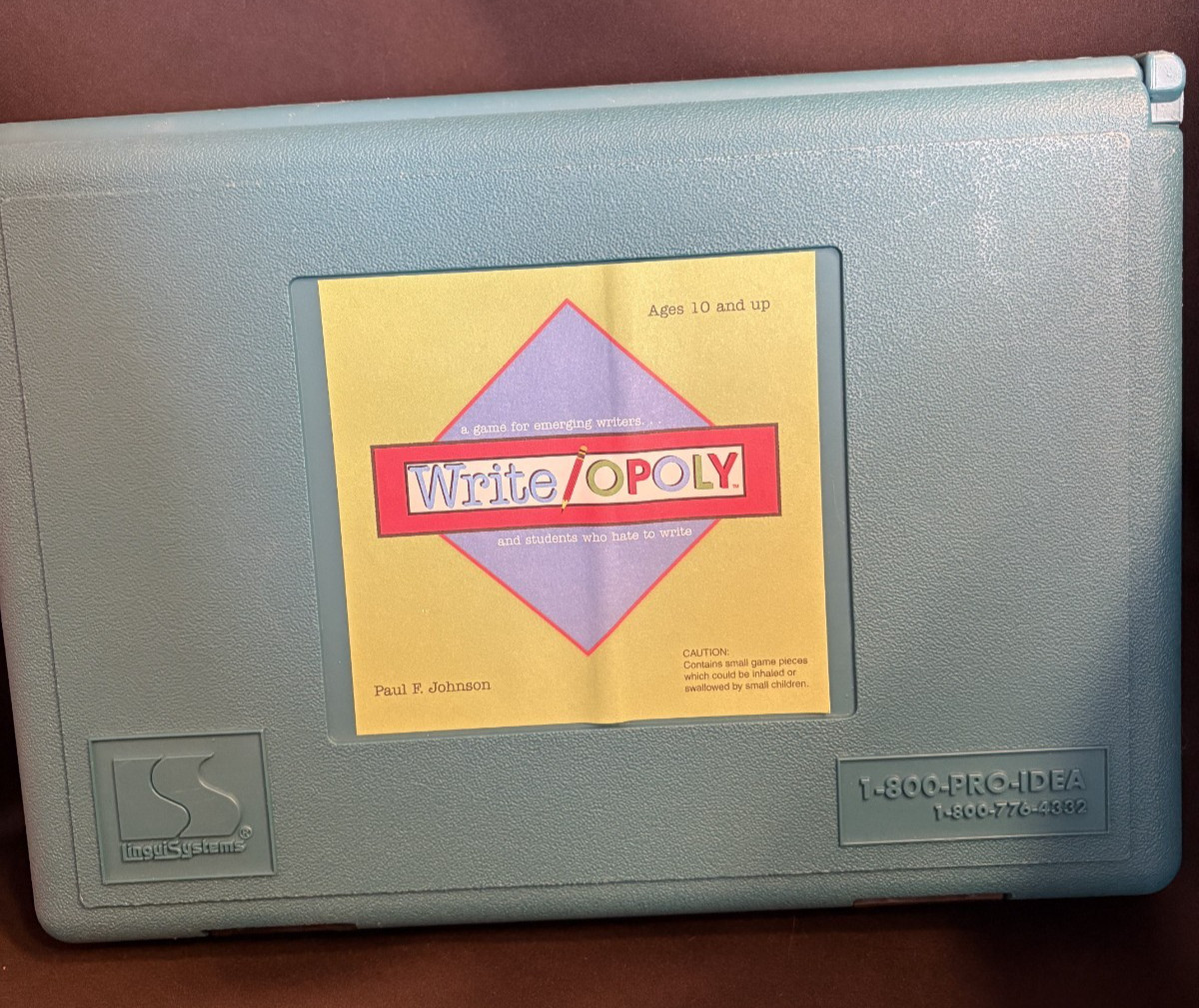 WriteOPOLY Game Creative Writing Board Game Emerging Writers Reluctant Students
