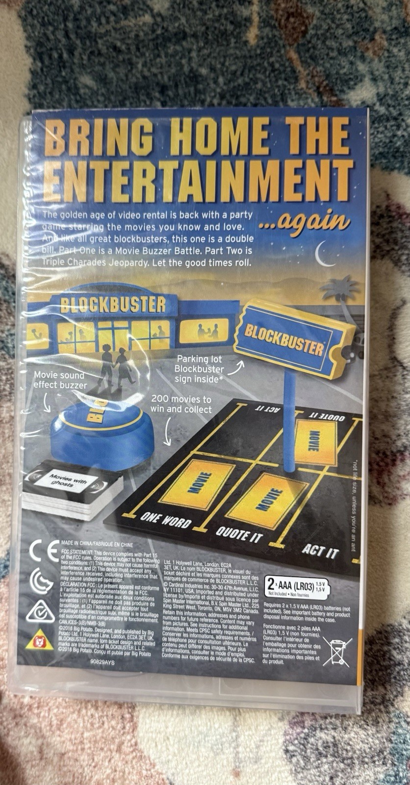 The Blockbuster Game: A Movie Party Game for the Whole Family – Video Games & TV