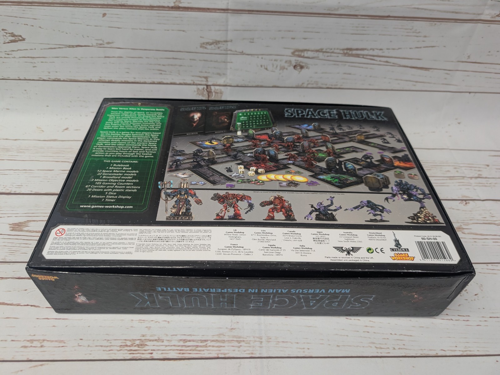 Space Hulk 2009 Warhammer 40k Games Workshop Sci Fi Skirmish Board Game Minis