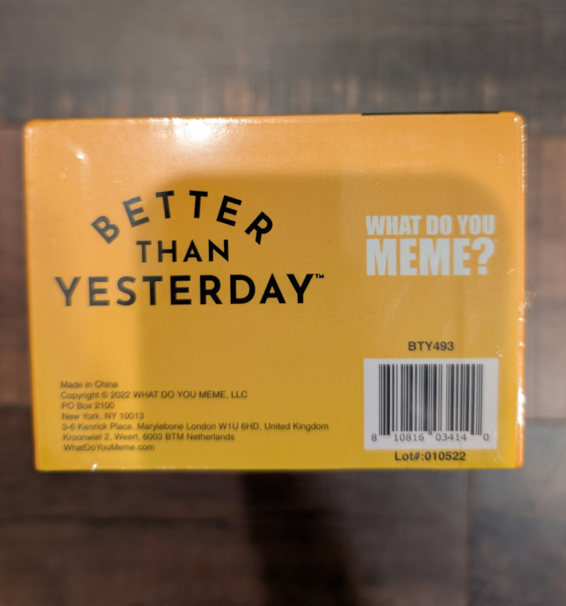 Better Than Yesterday CardGame Daily Challenges BRAND NEW SEALED