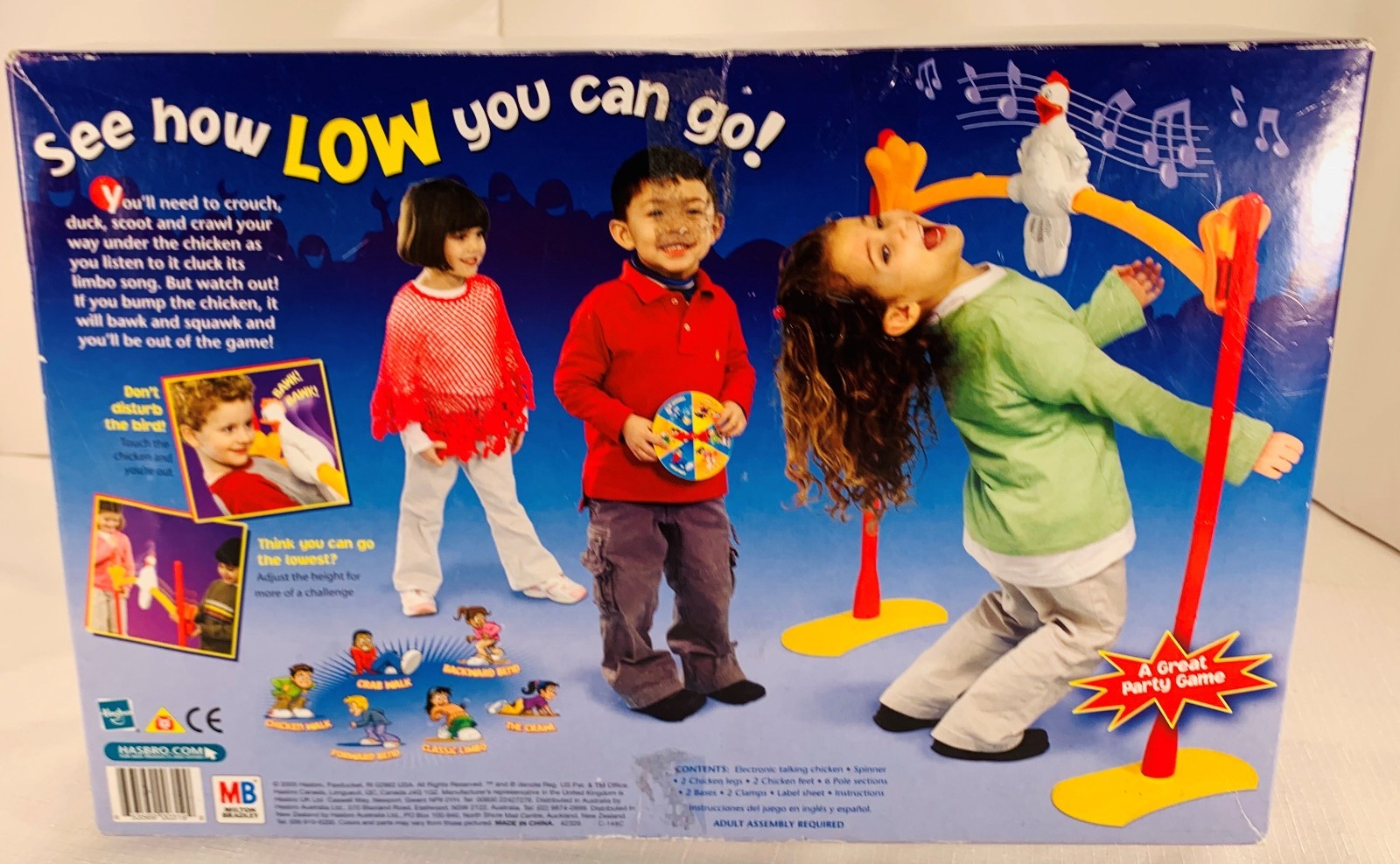 2005 Chicken Limbo Game by Hasbro Complete in Great Condition FREE SHIPPING