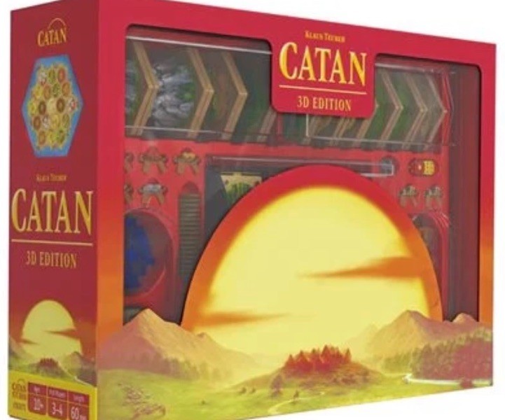 Settlers of Catan 3D Edition Board Game Brand New Asmodee Sealed Free Shipping