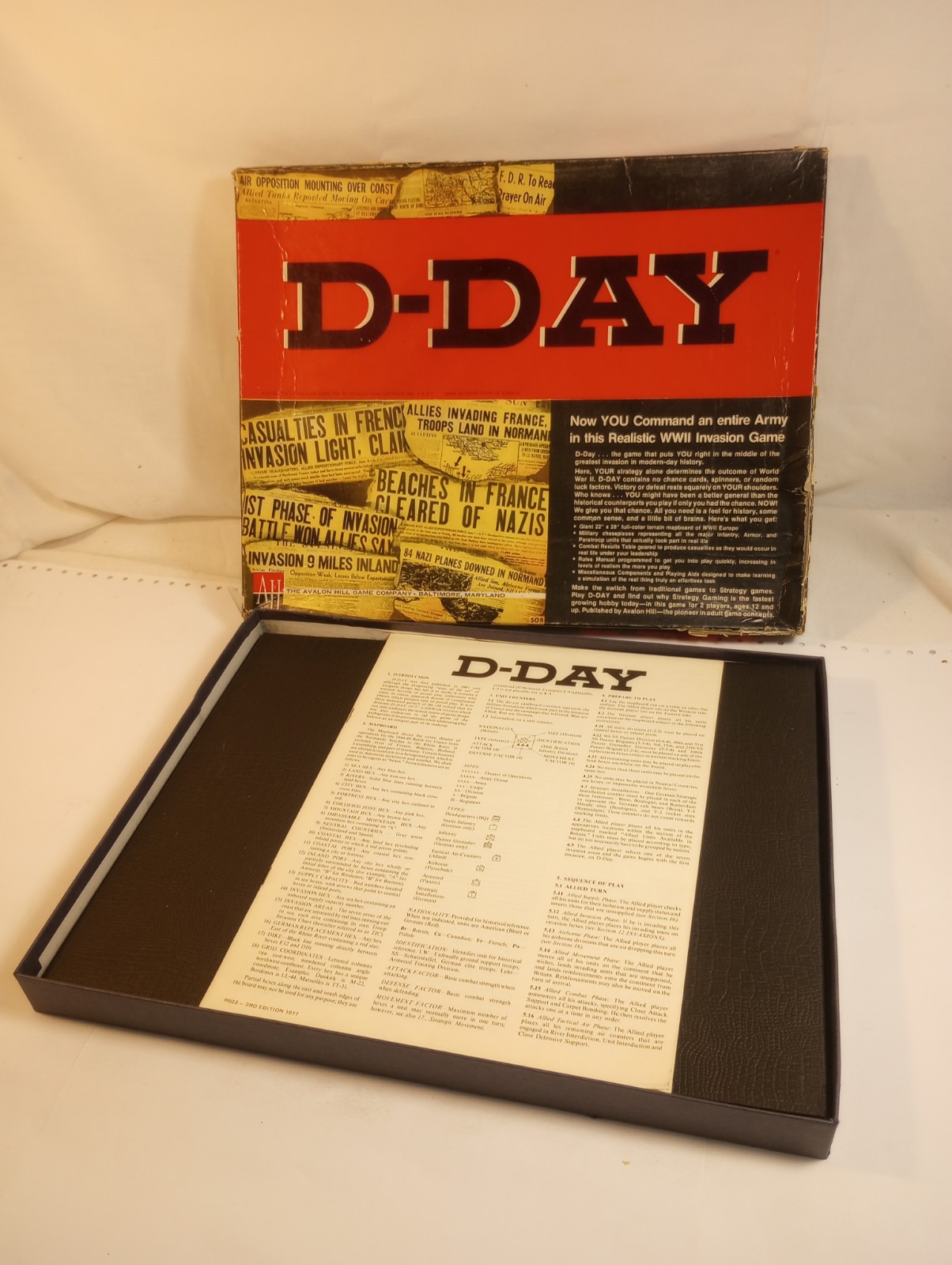 Avalon Hill WWII D-Day 3rd Ed