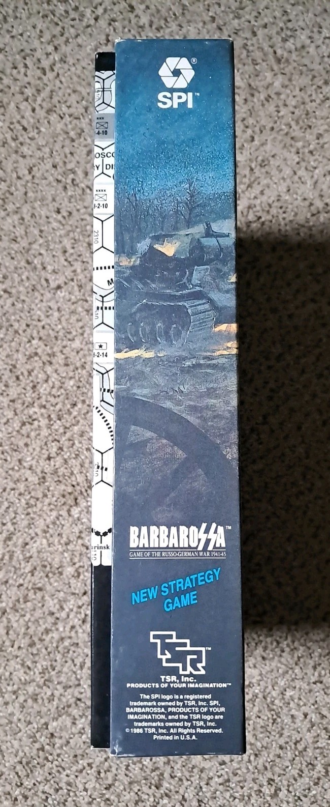 1986 Unpunched SPI Barbarossa Strategy Game of The Russo-German War 1941-45 TSR