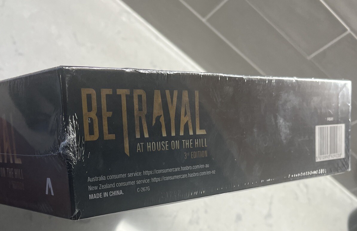 Betrayal at House on the Hill 3rd Edition NEW SEALED Hasbro