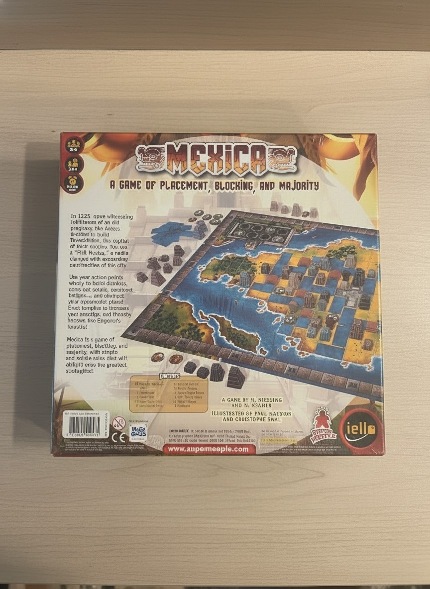 IELLO Mexica Strategy Board Game – Brand New Sealed – Aztec City Building