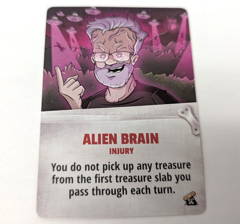 Fireball Island The Curse of Vul-Kar Promo Card Alien Brain Secret Cabal