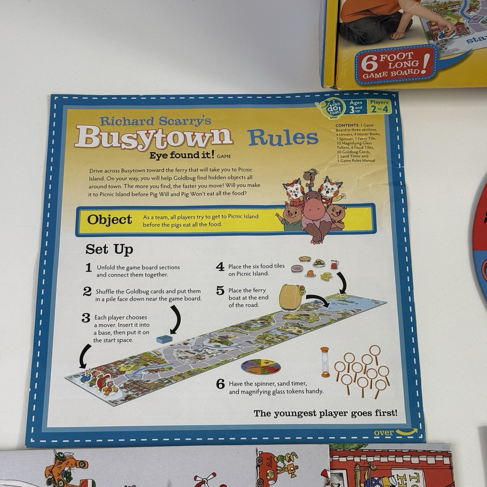 Richard Scarry’s Busytown Eye Found It Game 100% COMPLETE Wonder Forge 2012 Kids