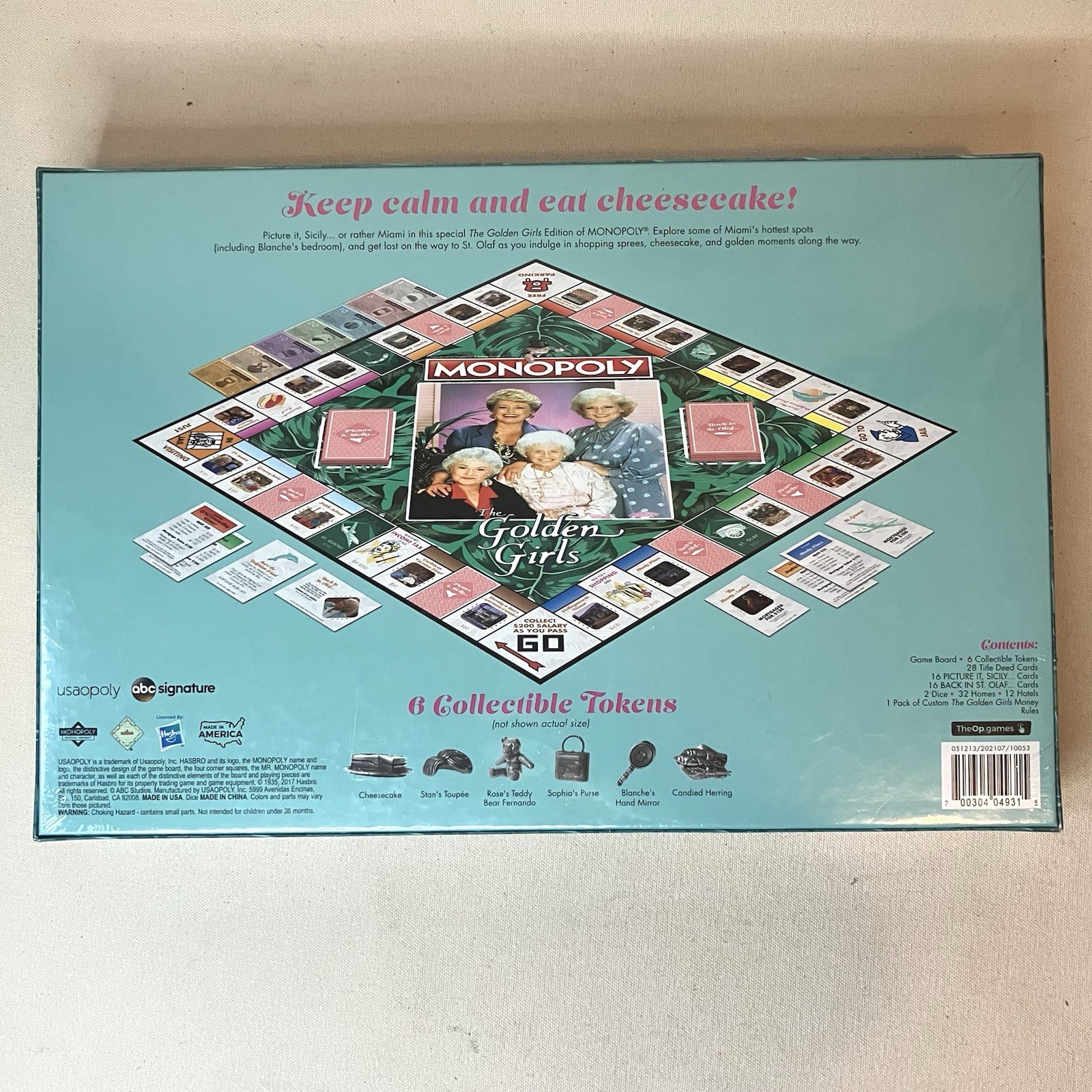 Monopoly The Golden Girls Edition Board Game 2017 Factory Sealed NEW Sealed