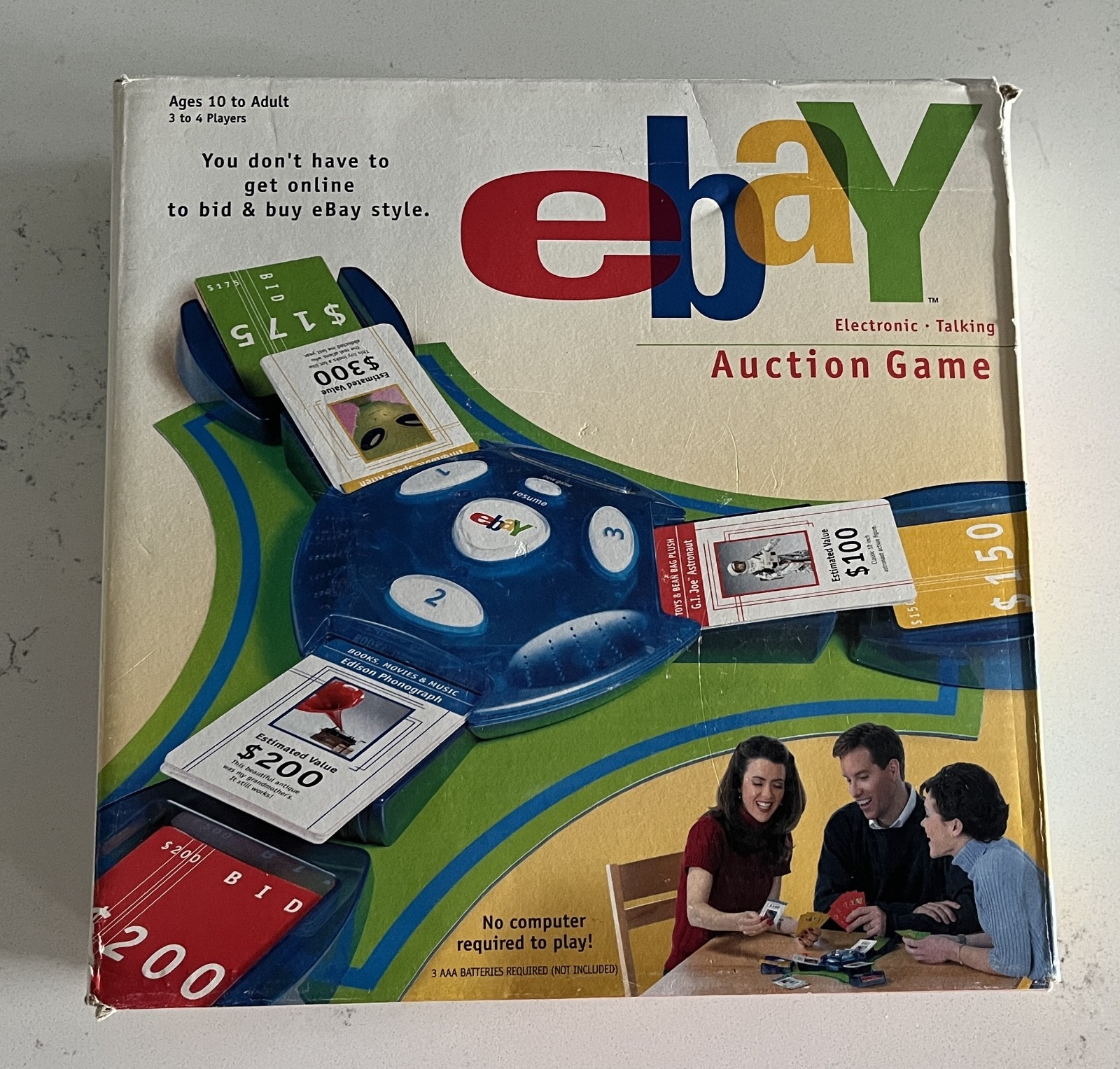 Hasbro – eBay Electronic Talking Board Game NEW 2001 Auction Game