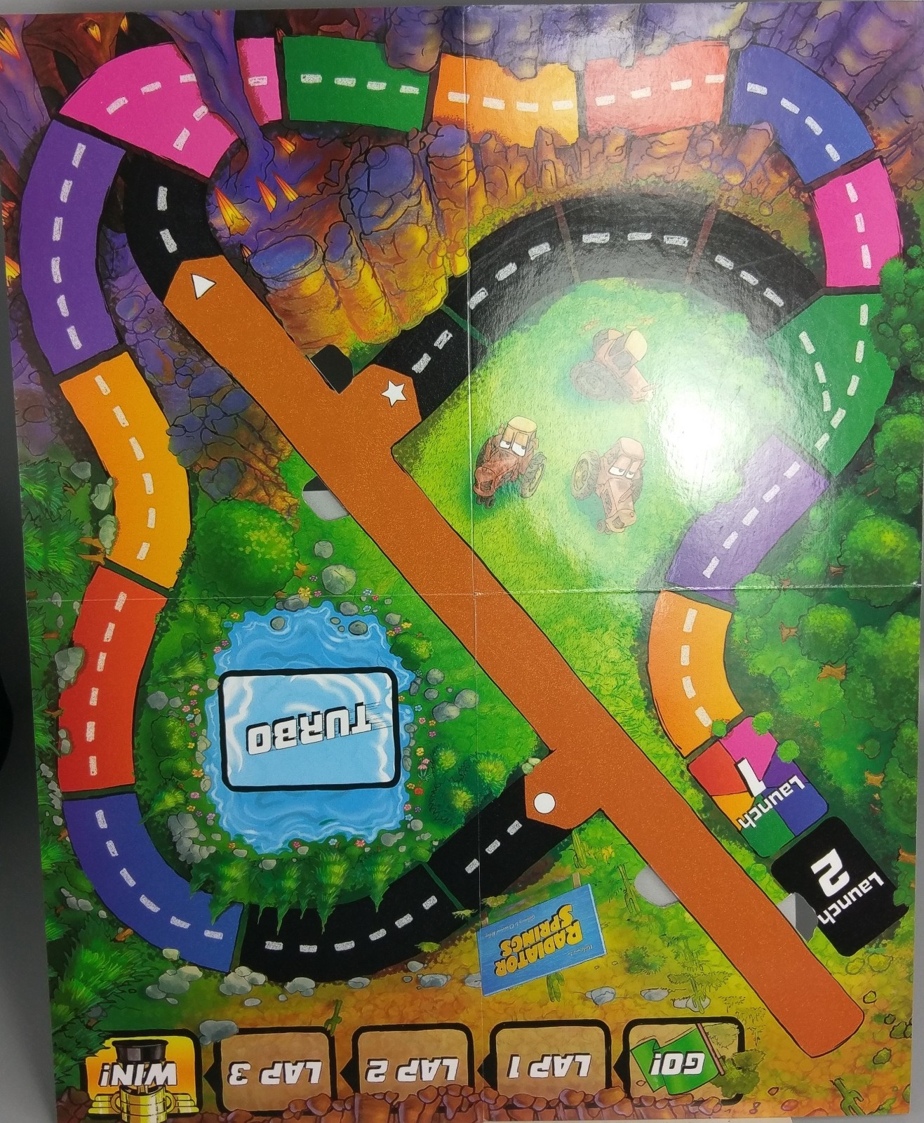 2023 Funko Games Disney Pixar Cars LAUNCH ‘N’ RACE GAME 99% Complete RARE HTF!