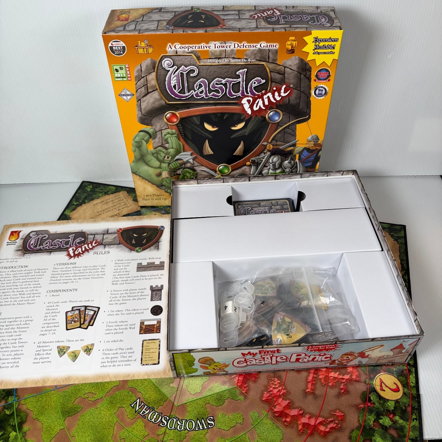 Castle Panic Fireside Games Board Game 1-6 Players 2020 Unplayed Open Box