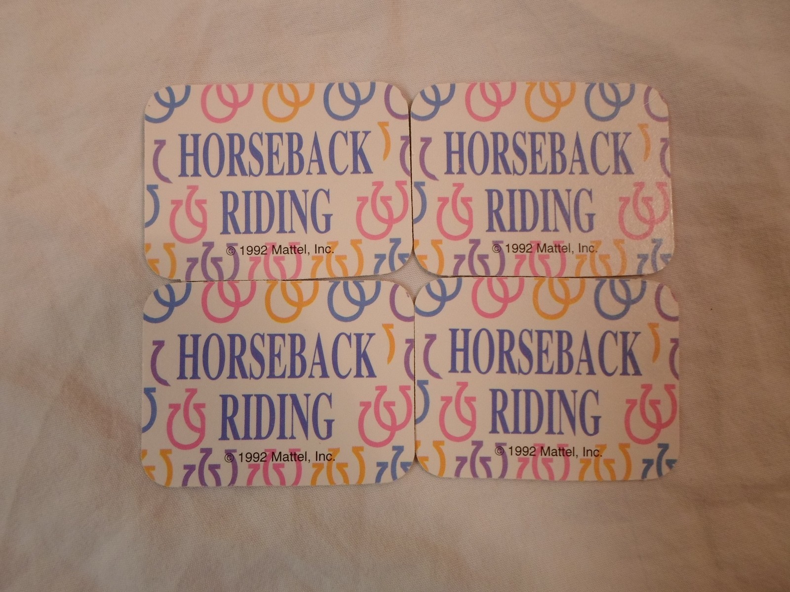 *Replacement Part* Barbie Dream Board Game 1992 *Lot Horseback Riding Date Card*