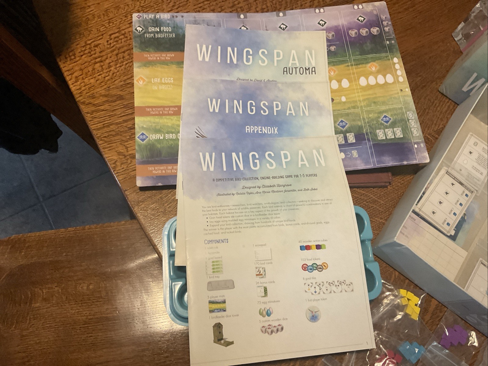 Wingspan Board Game Stonemaier Bird Strategy Engine Build