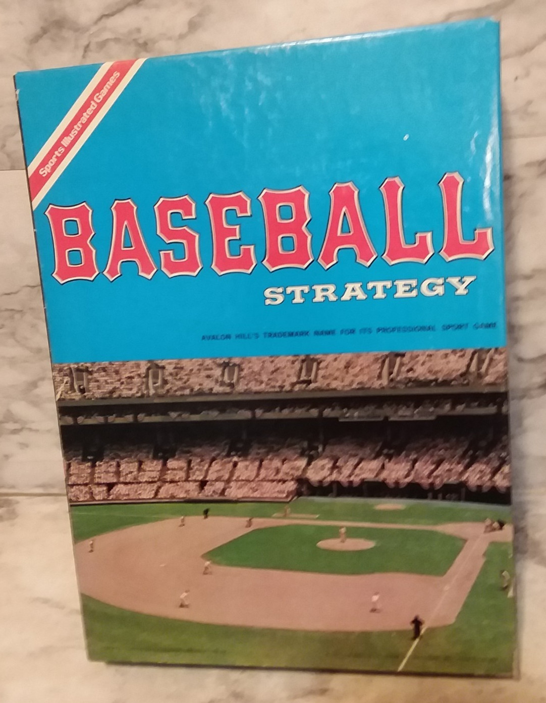 Vntg 1973 Avalon Hill BASEBALL STRATEGY Sports Illustrated Board Game- Complete