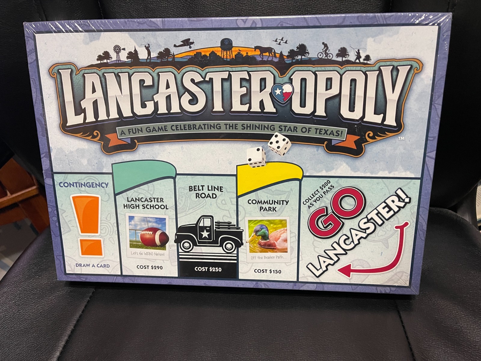 Lancaster Opoly Board Game (Late for the Sky) – SEALED NEW