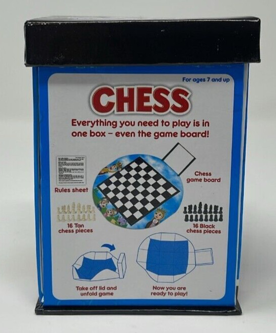 International Playthings Chess Set Size: 3 x 3 x 4 inches