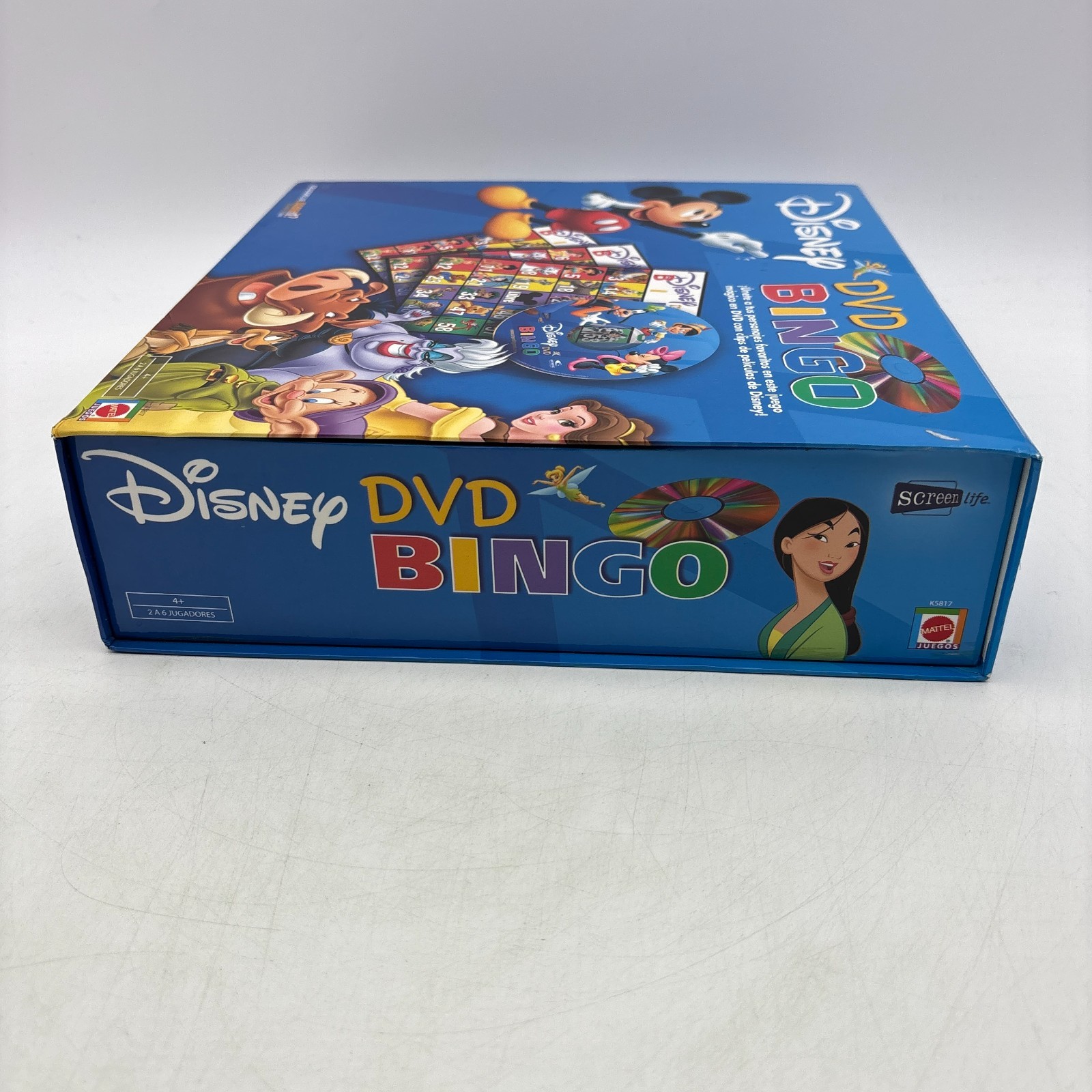 Disney DVD Bingo Game SPANISH Edition COMPLETE ScreenLife 2005 Mickey Mouse