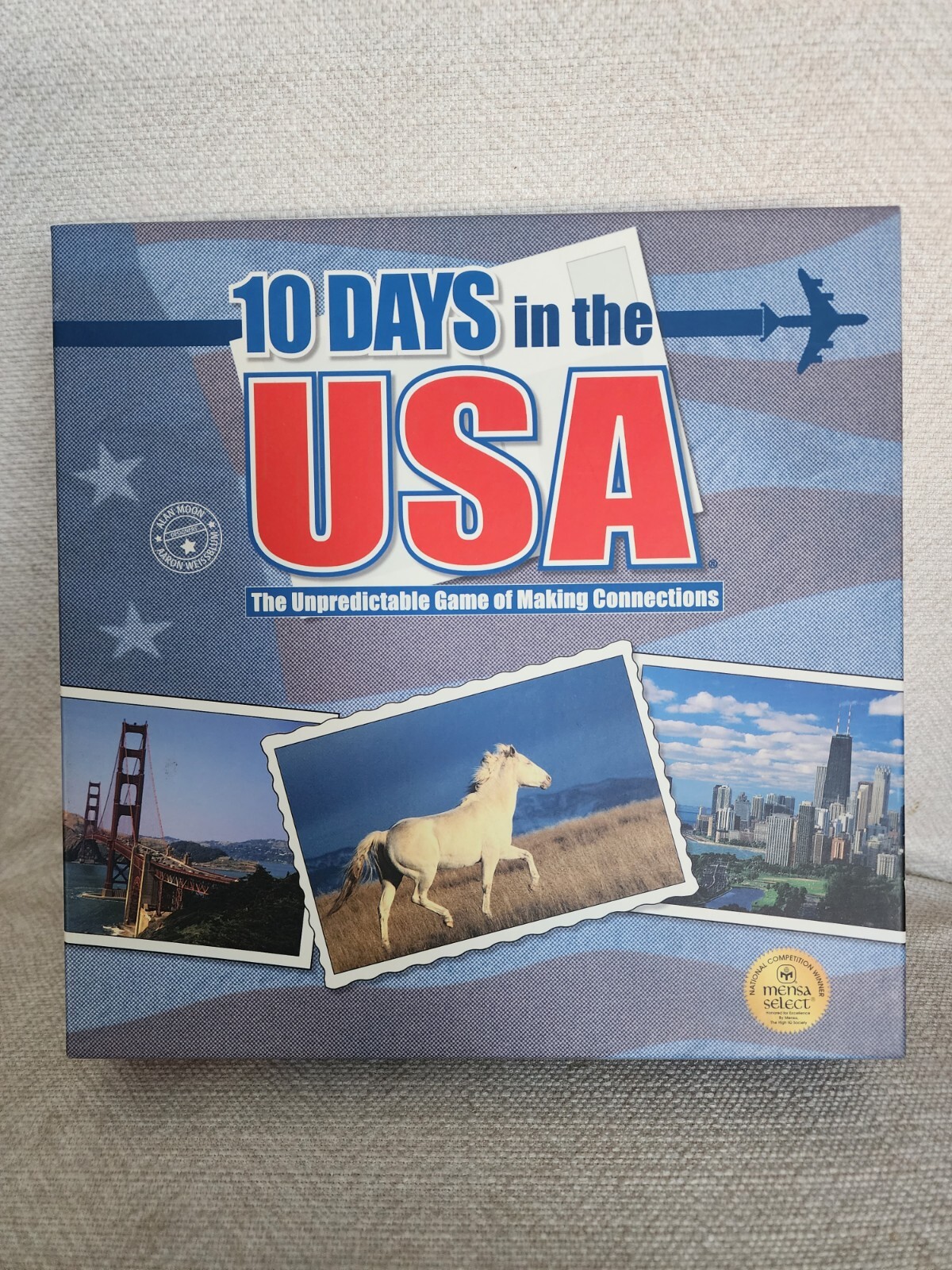 Out of the Box Boardgame 10 Days in the USA (Early Ed) Box EX