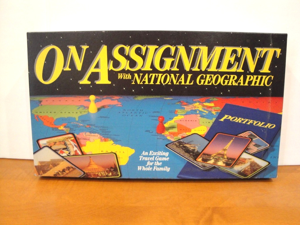 On Assignment with National Geographic Board Game 1990 – SEALED Pieces/Parts