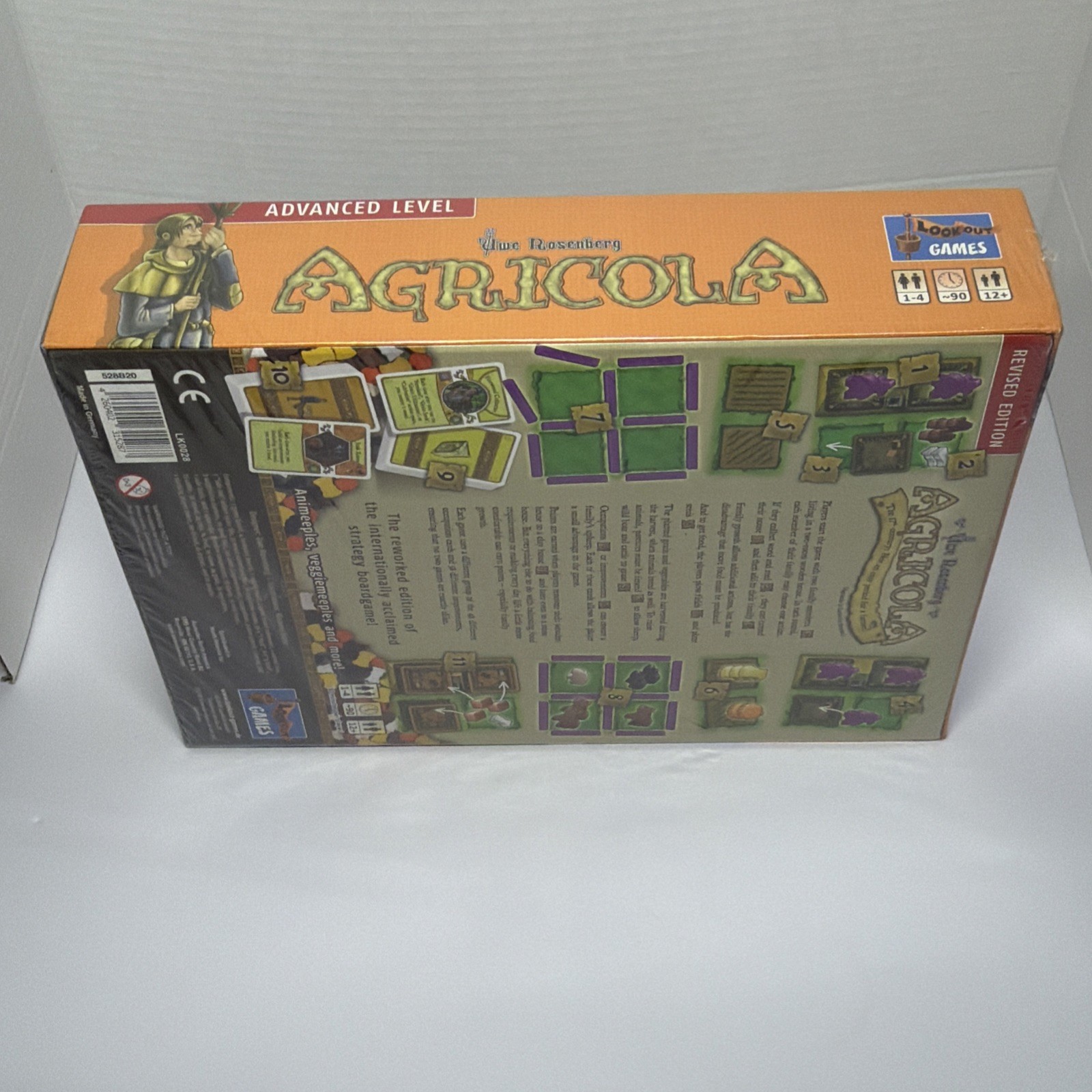 Lookout Games Agricola Game Board – MFG3515 *Perfectly Sealed*