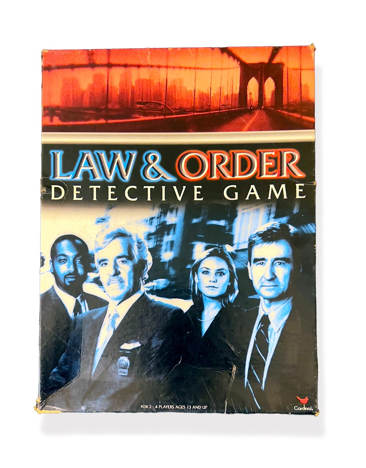 Law & Order Detective Game (Box Edition) COMPLETE 200 Board Game, Cardinal Ind.