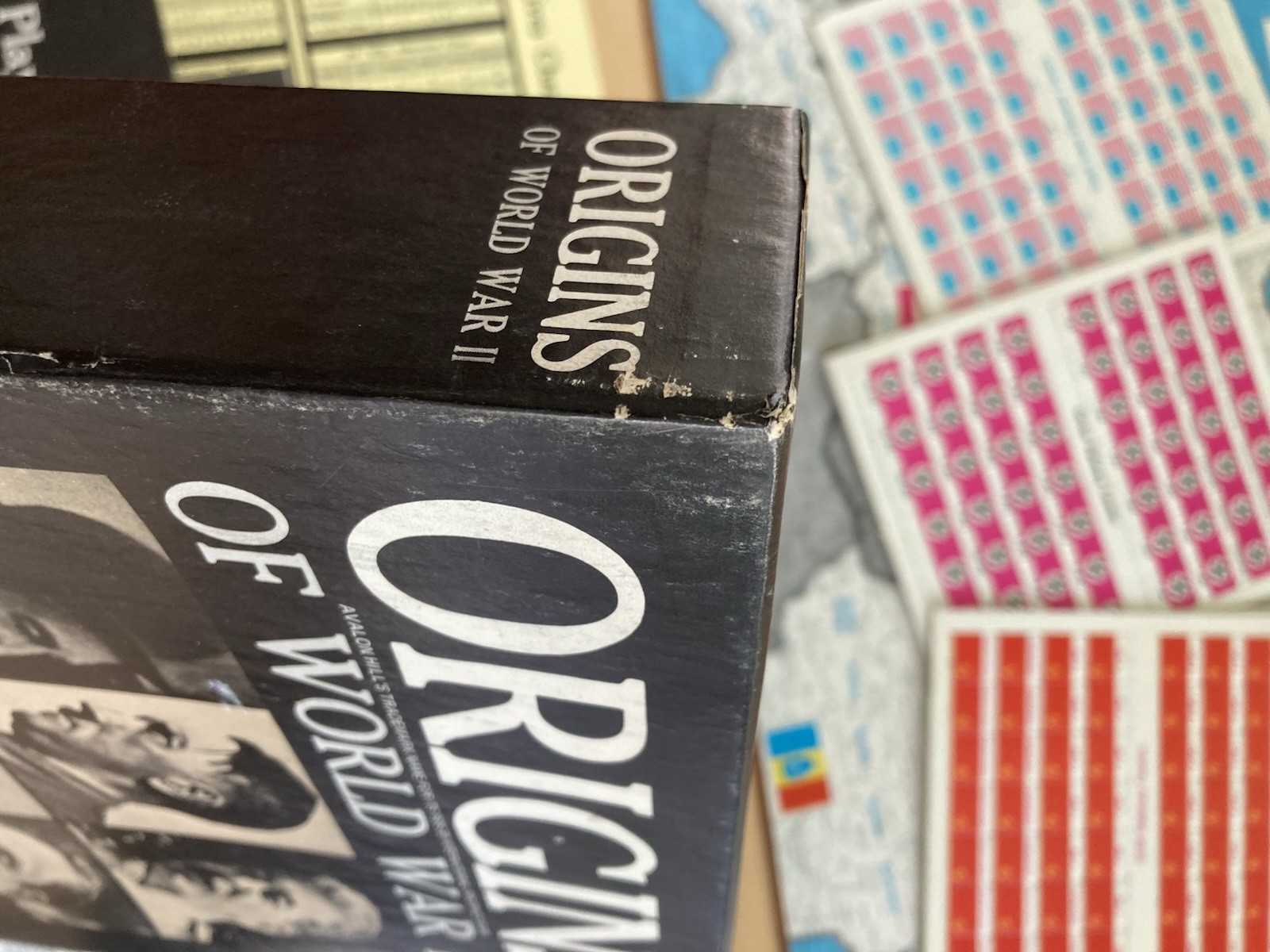 Origins of World War 2 Board Game of International Power Politics 1971 Unpunched