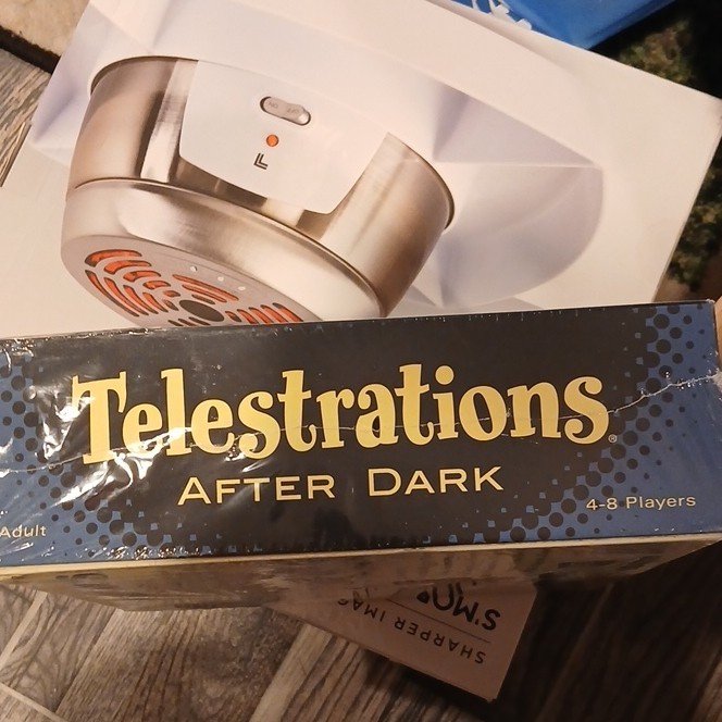 The Op Games Telestrations After Dark Adult Humor Party Game 4-8 Dry Erase