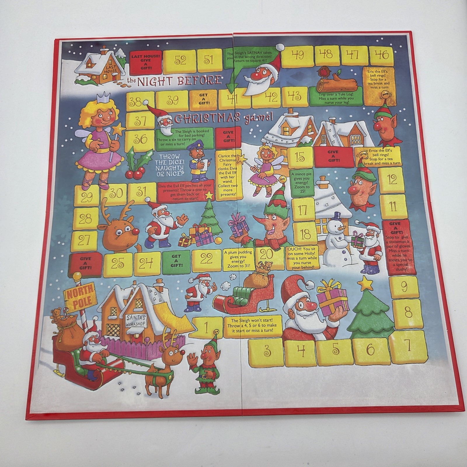 The Night Before Christmas Board Game House Of Marbles Complete- Quick Shipping