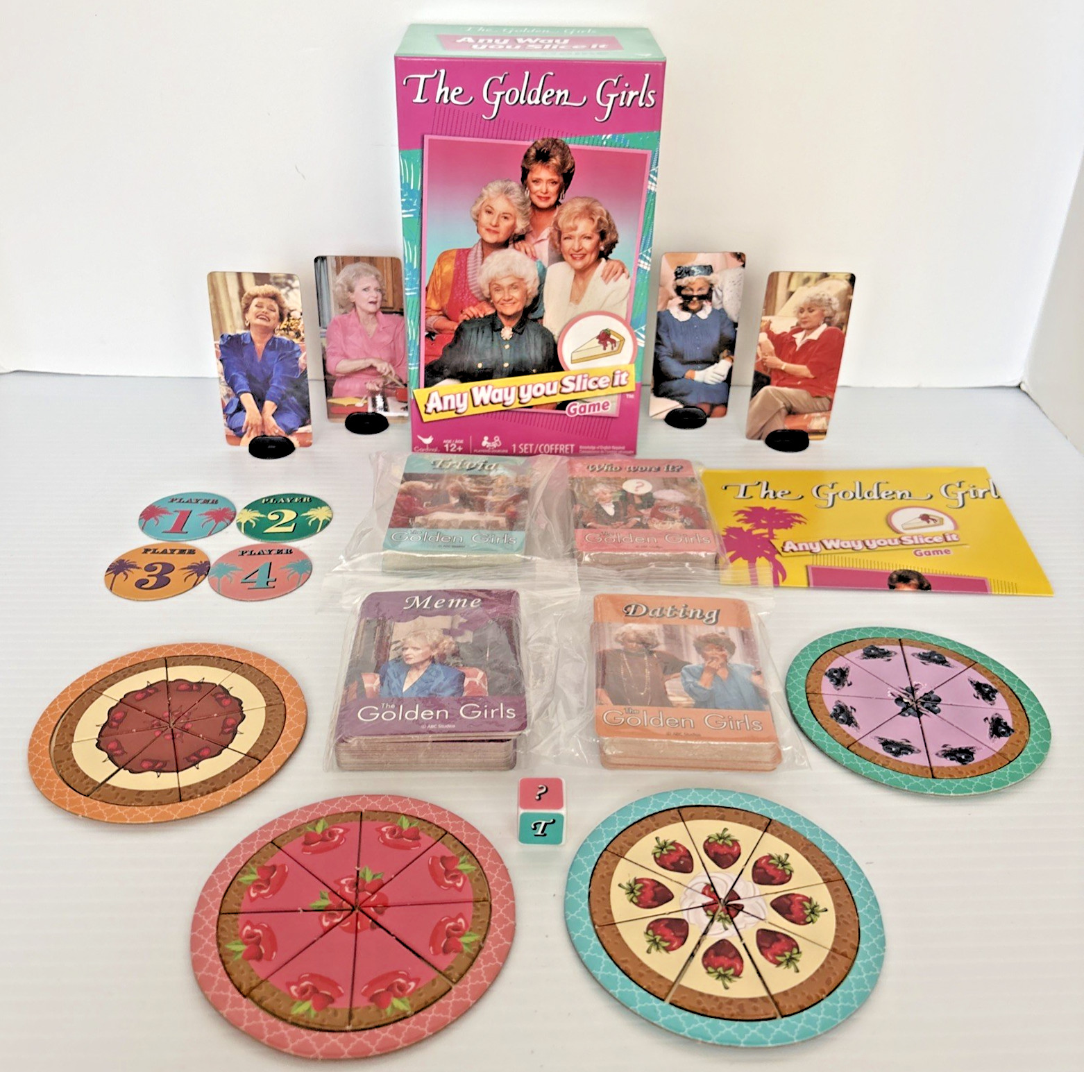 The Golden Girls Any Way You Slice It Trivia Game Cardinal Sophia Dorothy