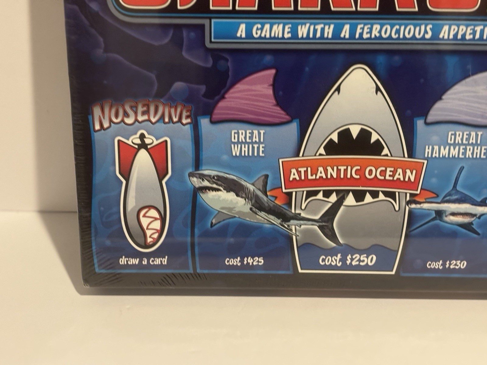 NEW Sharkopoly Board Game Ages 8 Up Shark Mania