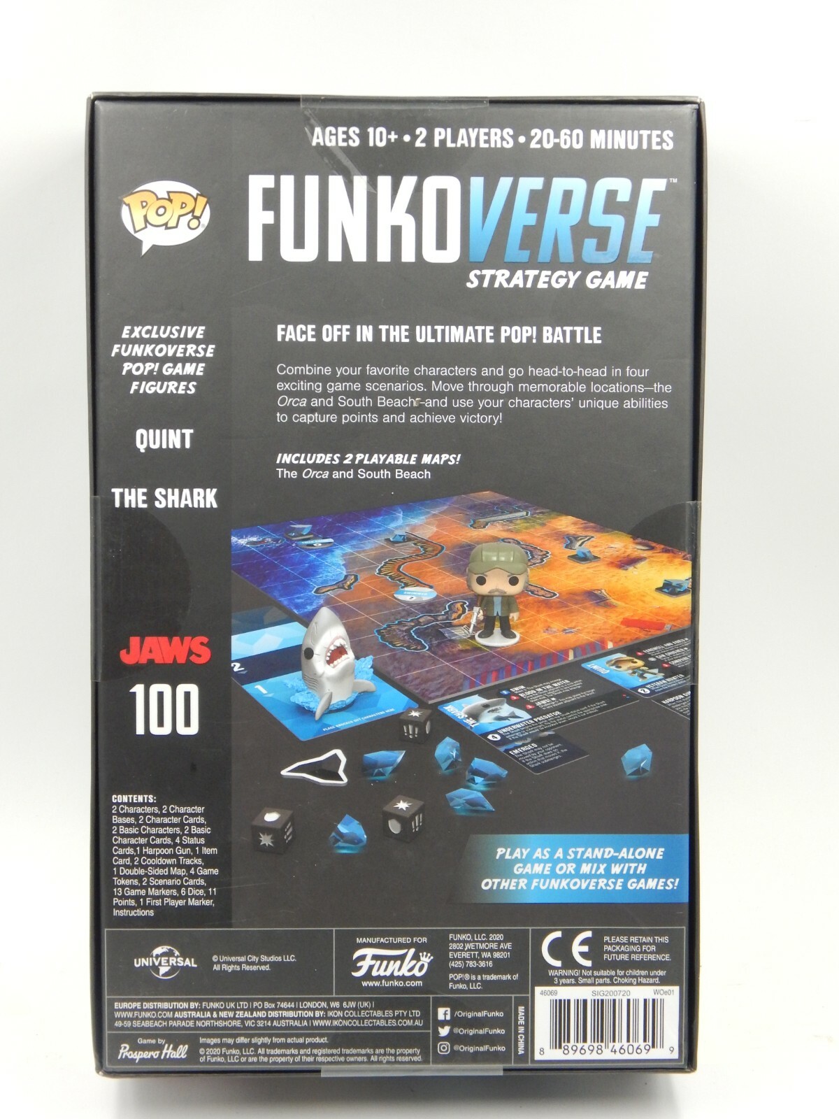 Funkoverse Jaws 100 Strategy Game New in Box