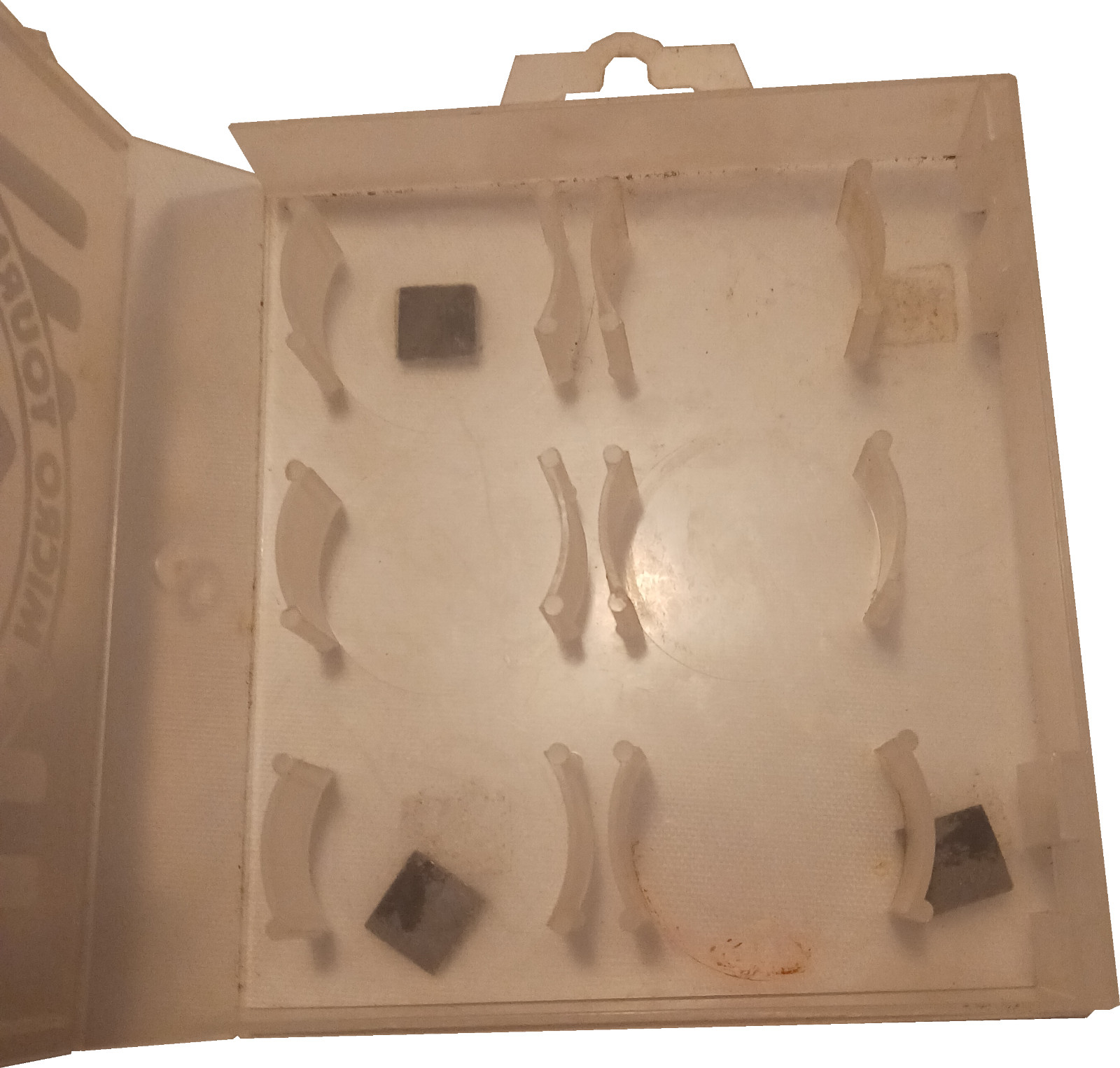 POG, OFFICIAL WORLD FEDERATION CASE – Six Slot Holder Branded Plastic Retro/Toy