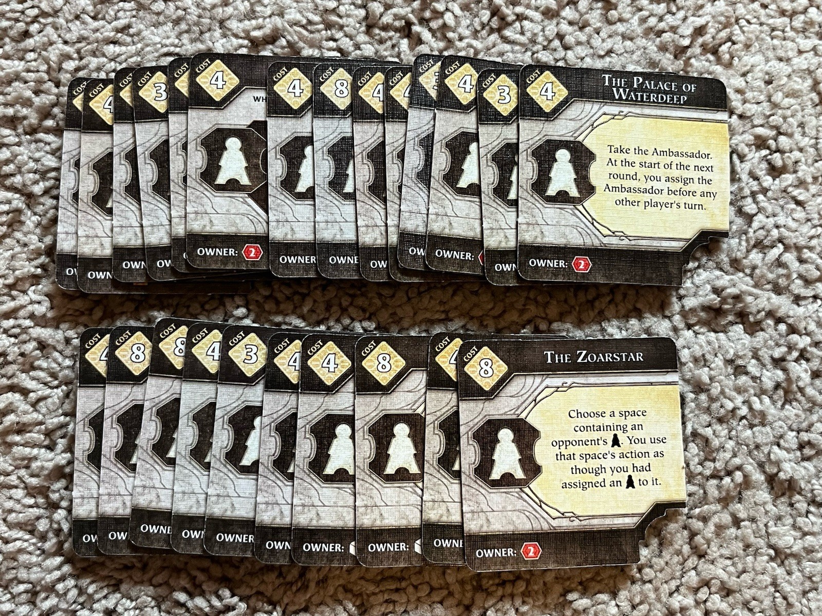 Lords of Waterdeep Dungeons and Dragons Board Game Wizards of the Coast Complete