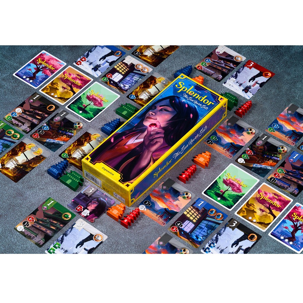 The Sun Never Sets Expansion Splendor Board Game Space Cowboys SCSPL04EN Booster