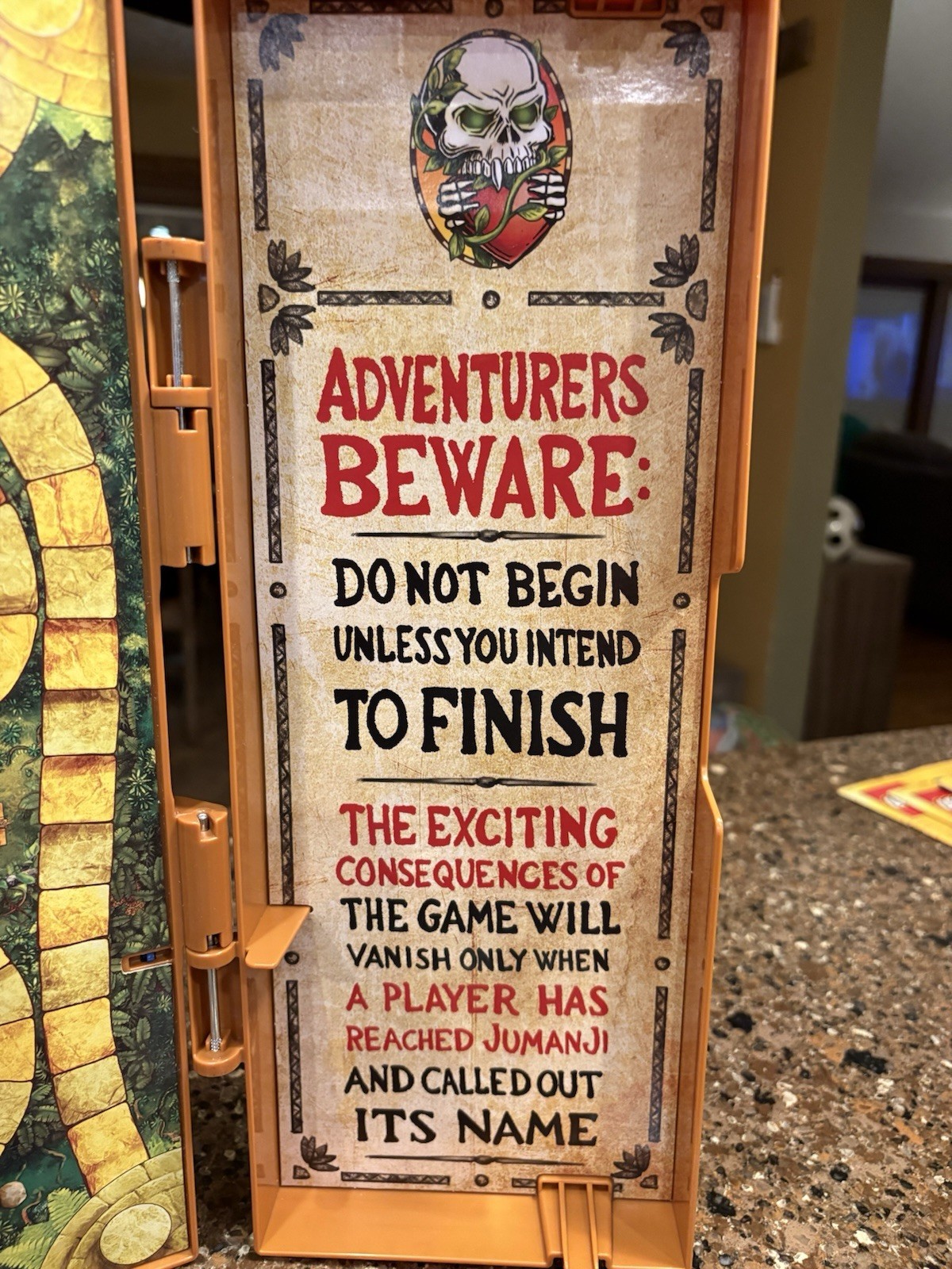 Jumanji Deluxe Electronic Board Game Spin Master Complete