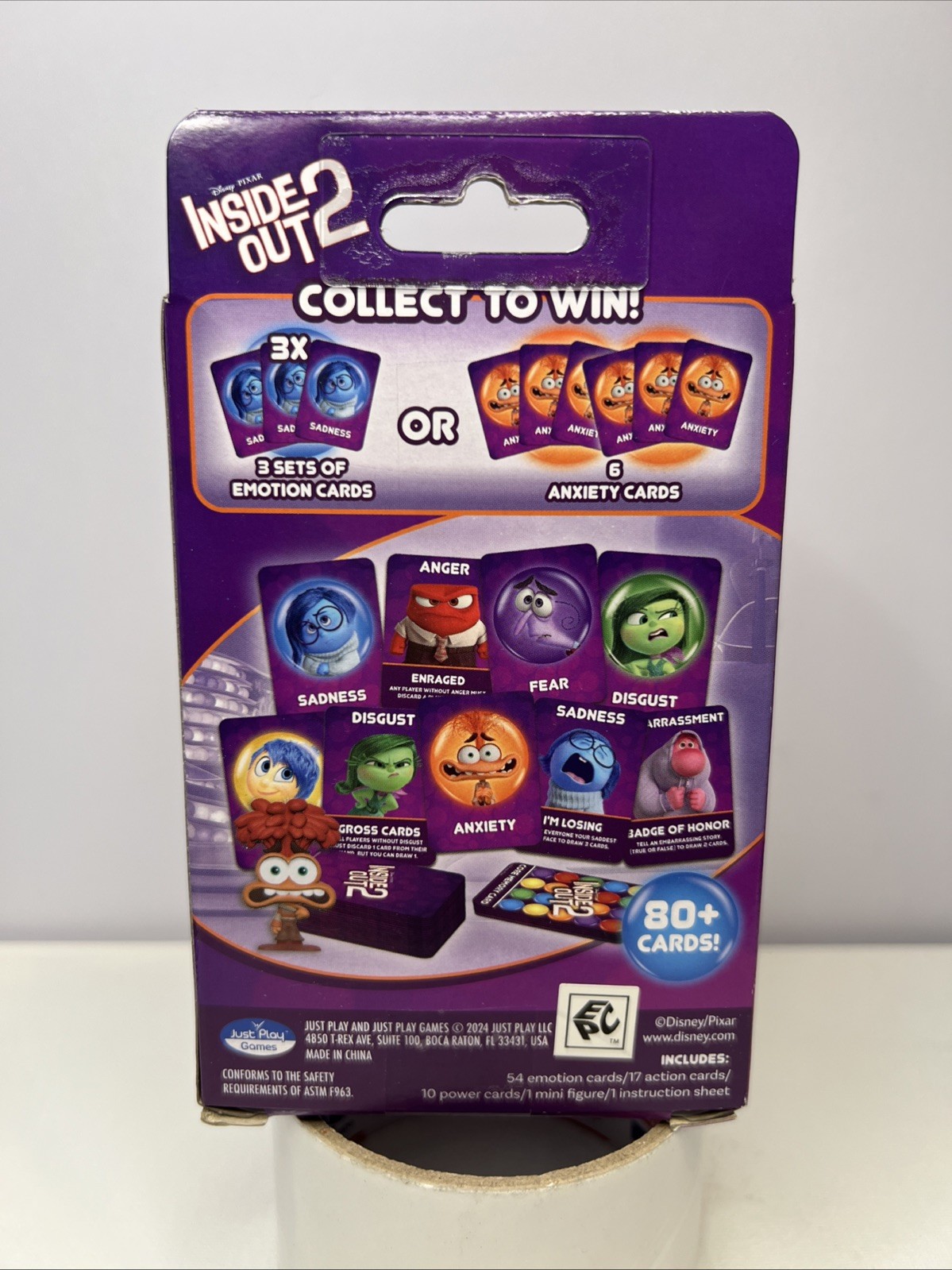 NEW Pixar INSIDE OUT 2 card game MIXED-UP EMOTIONS 2-4 Players $6Ship