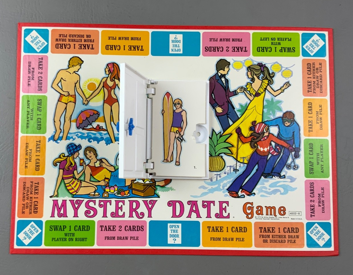 Vintage Milton Bradley “Mystery Date” Game – Item #4502 – Milton Bradley 1972