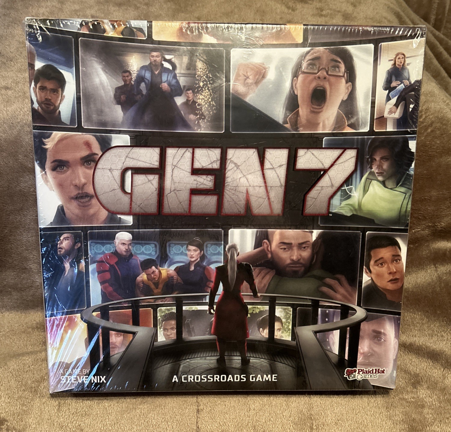 Gen7: A Crossroads Game Stratergy Board Plaid Hat
