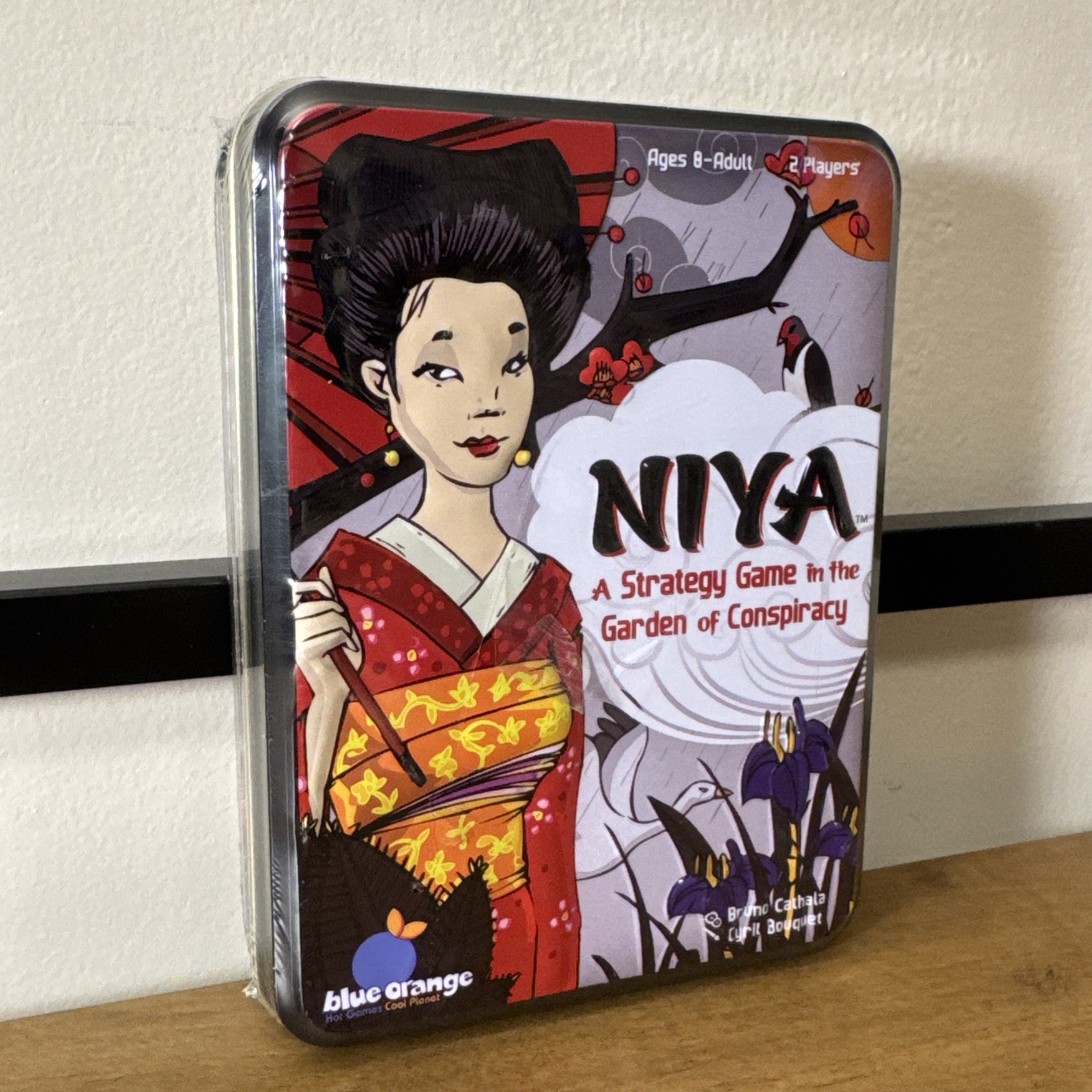 Niya Strategy Game in Tin Case by Blue Orange 2014 Japan Garden Theme