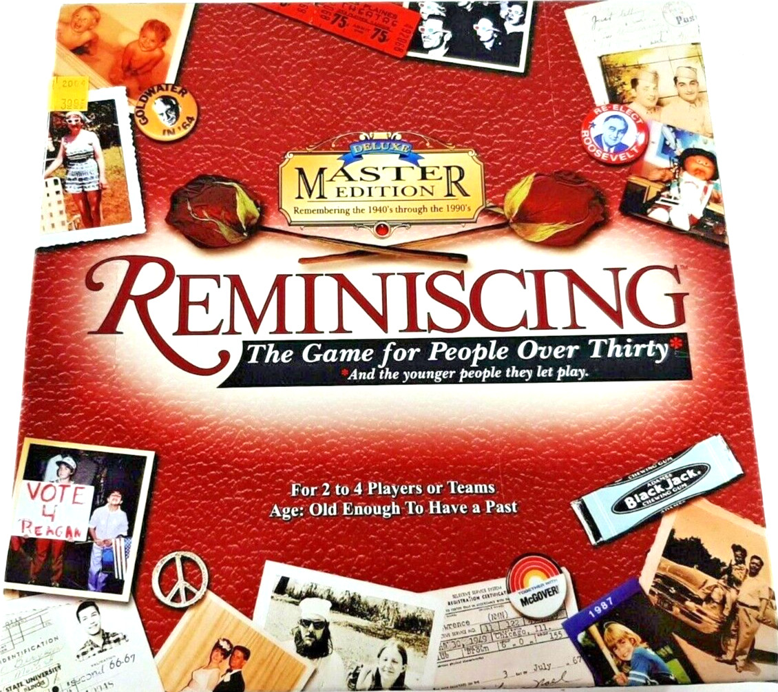 Reminiscing Deluxe Master Edition The Game for People Over Thirty by TDC Games!