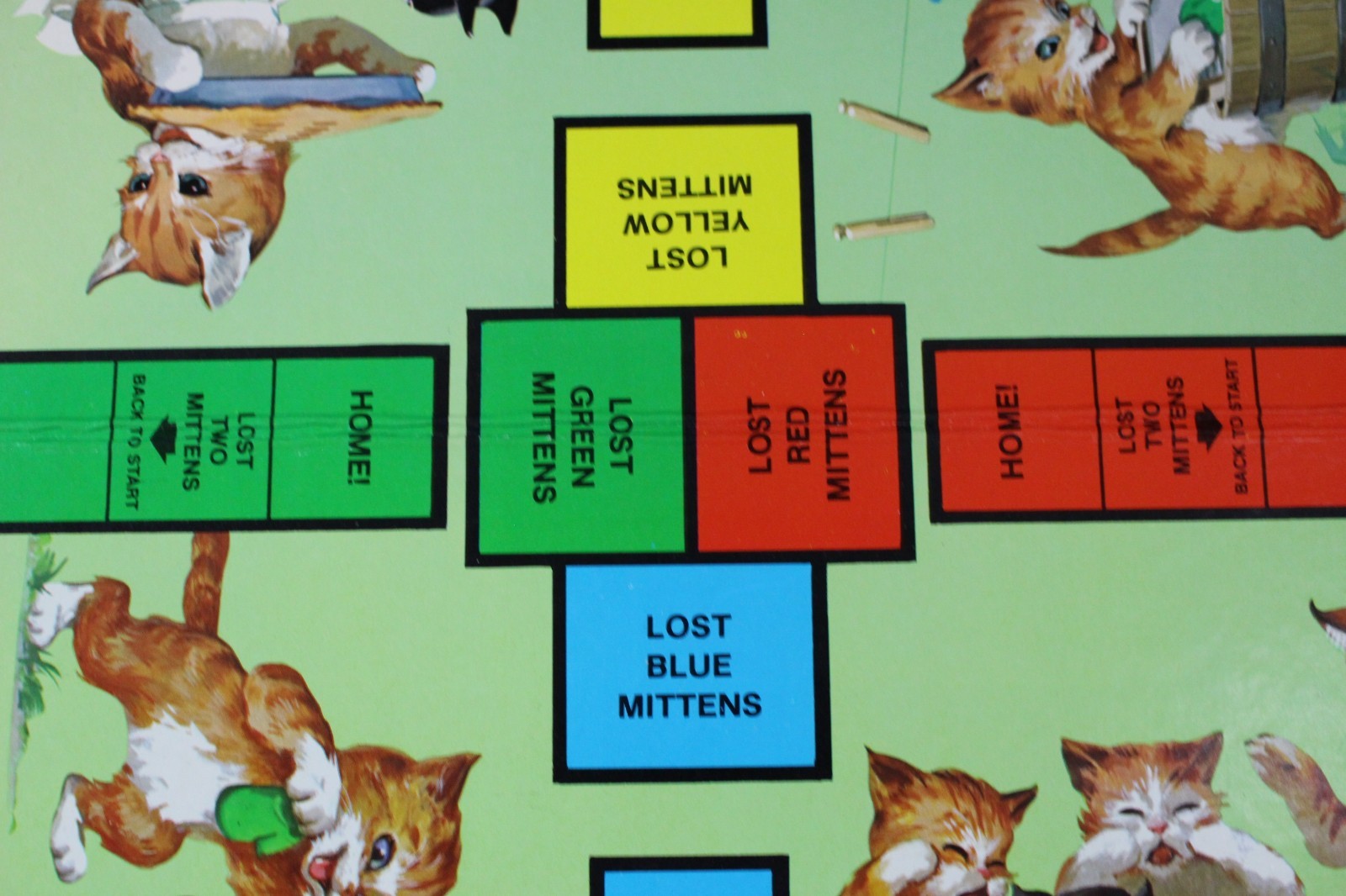 Vintage Board Game – Three Little Kittens Game – Complete – Cadaco – Ages 4-10
