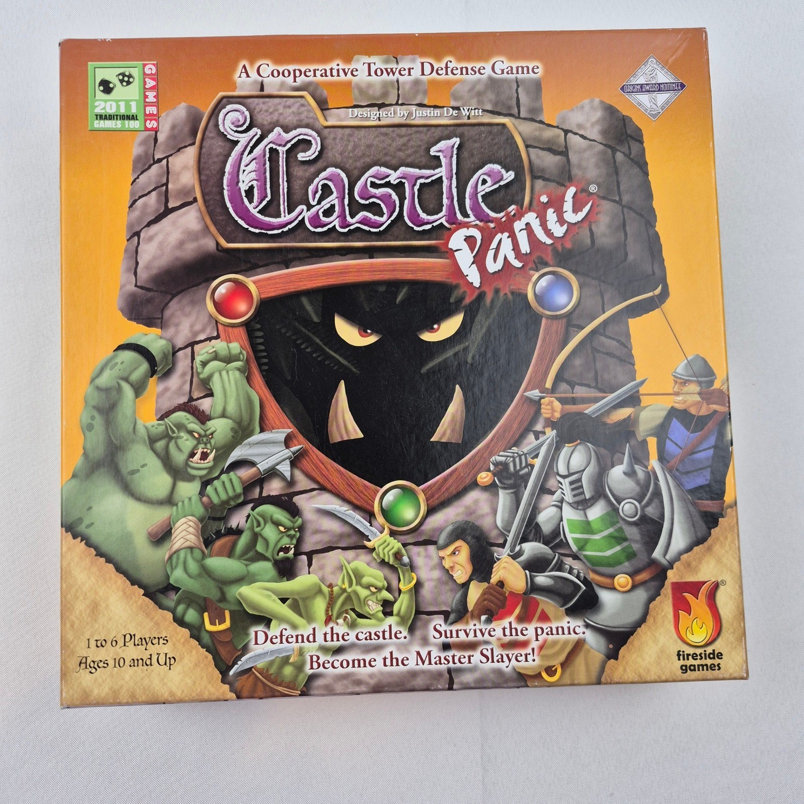 Castle Panic Cooperative Tower Defense Board Game Fireside Games 1st Ed Complete