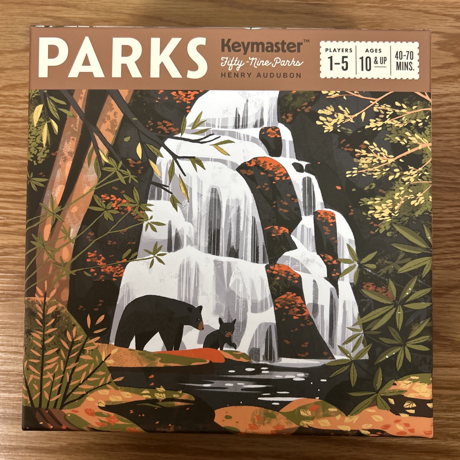 Parks Keymaster Fifty-Nine Parks Henry Audubon Board Game Sealed New