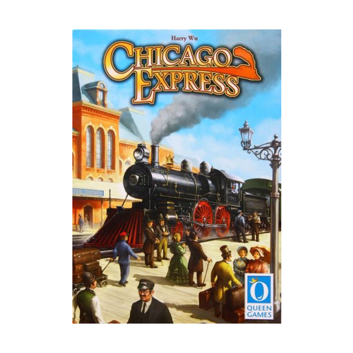 Queen Games Chicago Express Box VG+/NM