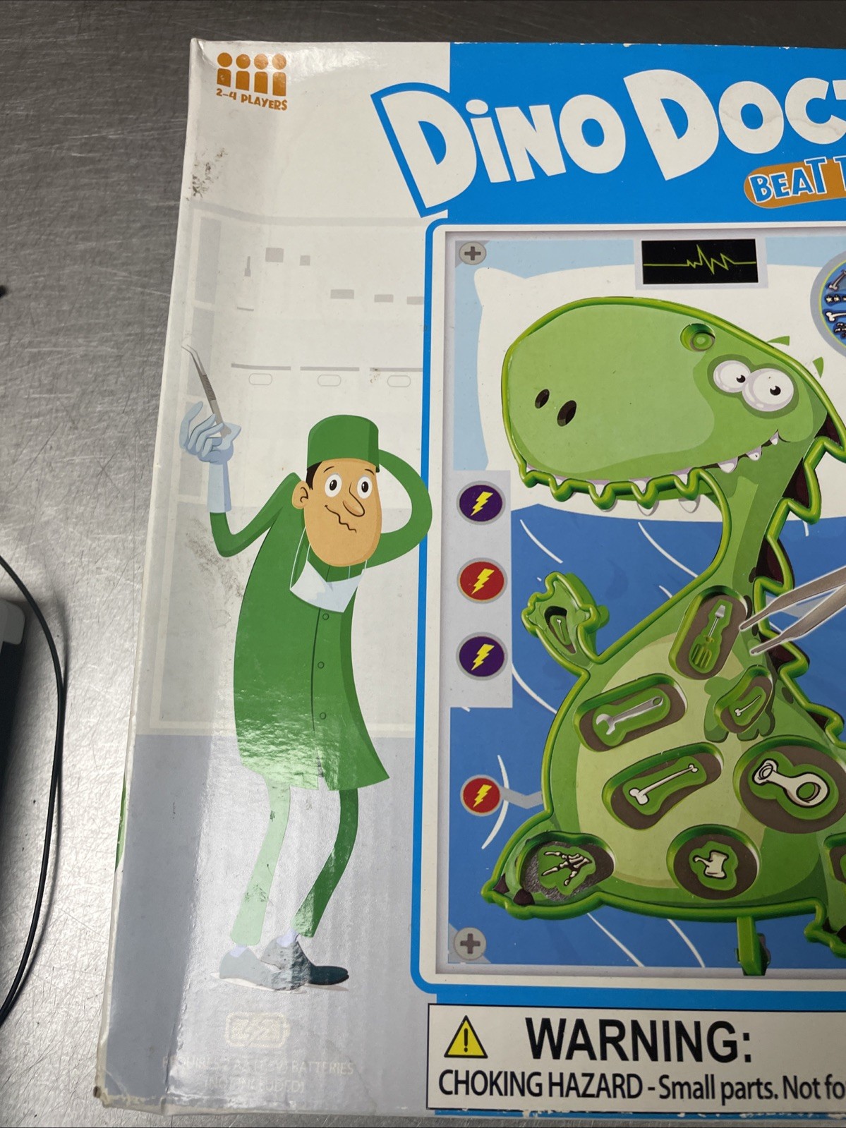 DINO DOCTOR WITH BUZZER 2 – 4 PLAYERS FUN OPERATION GAME